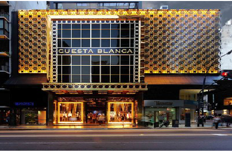 天门门头设计与商业空间的纽带。