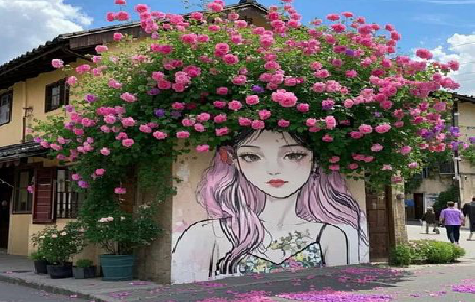 天门怎么设计网红打卡墙绘