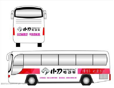 天门公交车身贴如何完美贴合？