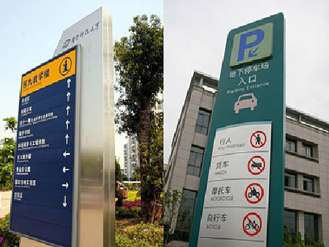 天门导向标识的设计作用。