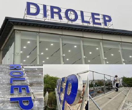 天门楼顶发光字安装的注意事项。